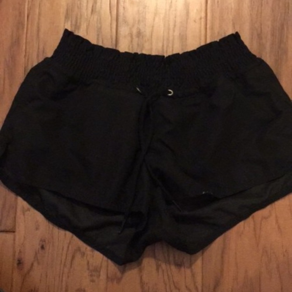 Black board shorts